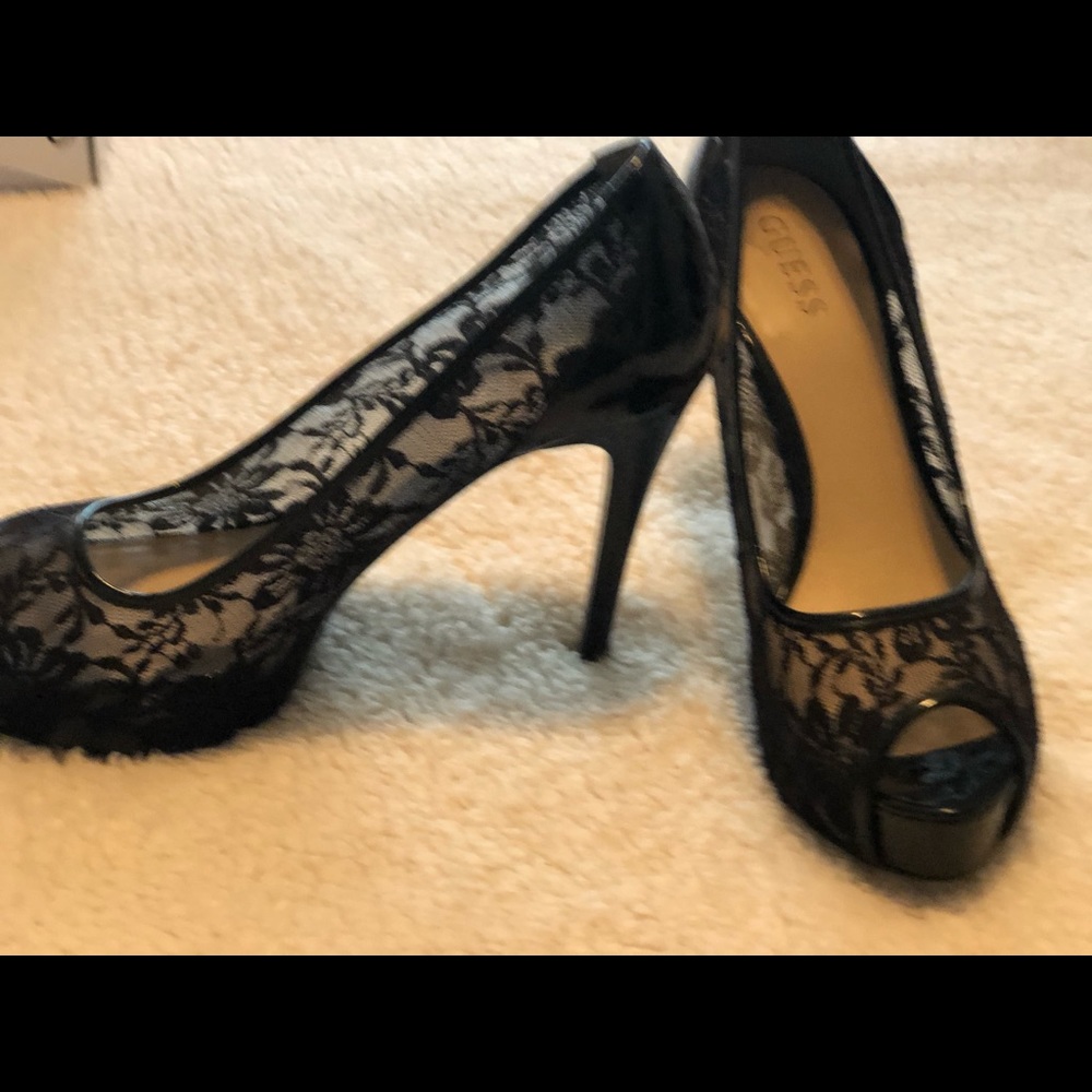 Guess Lace Heels - Picture 3 of 6